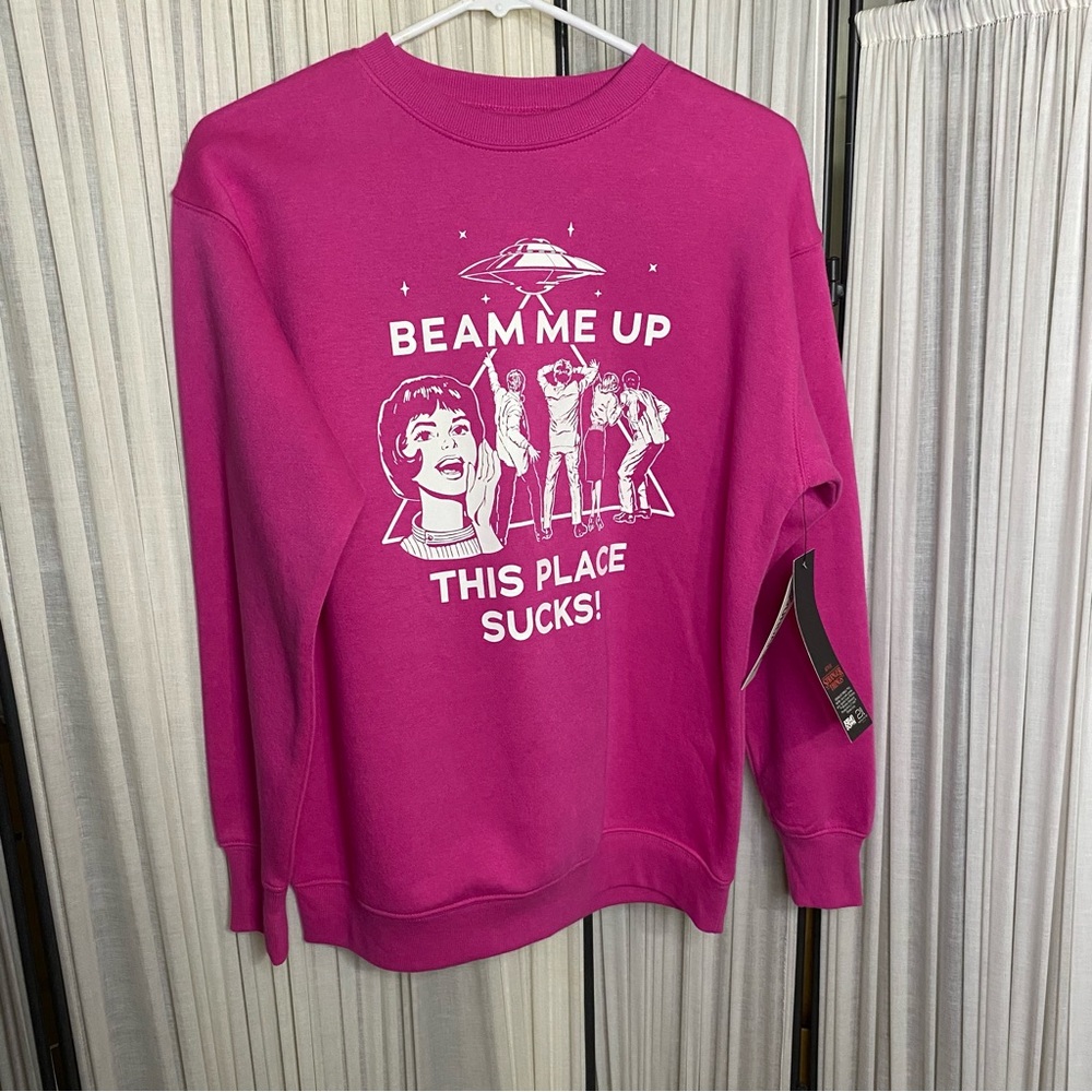 NWT Stranger Things + No Boundaries Collab Graphic Sweatshirt Size XXS